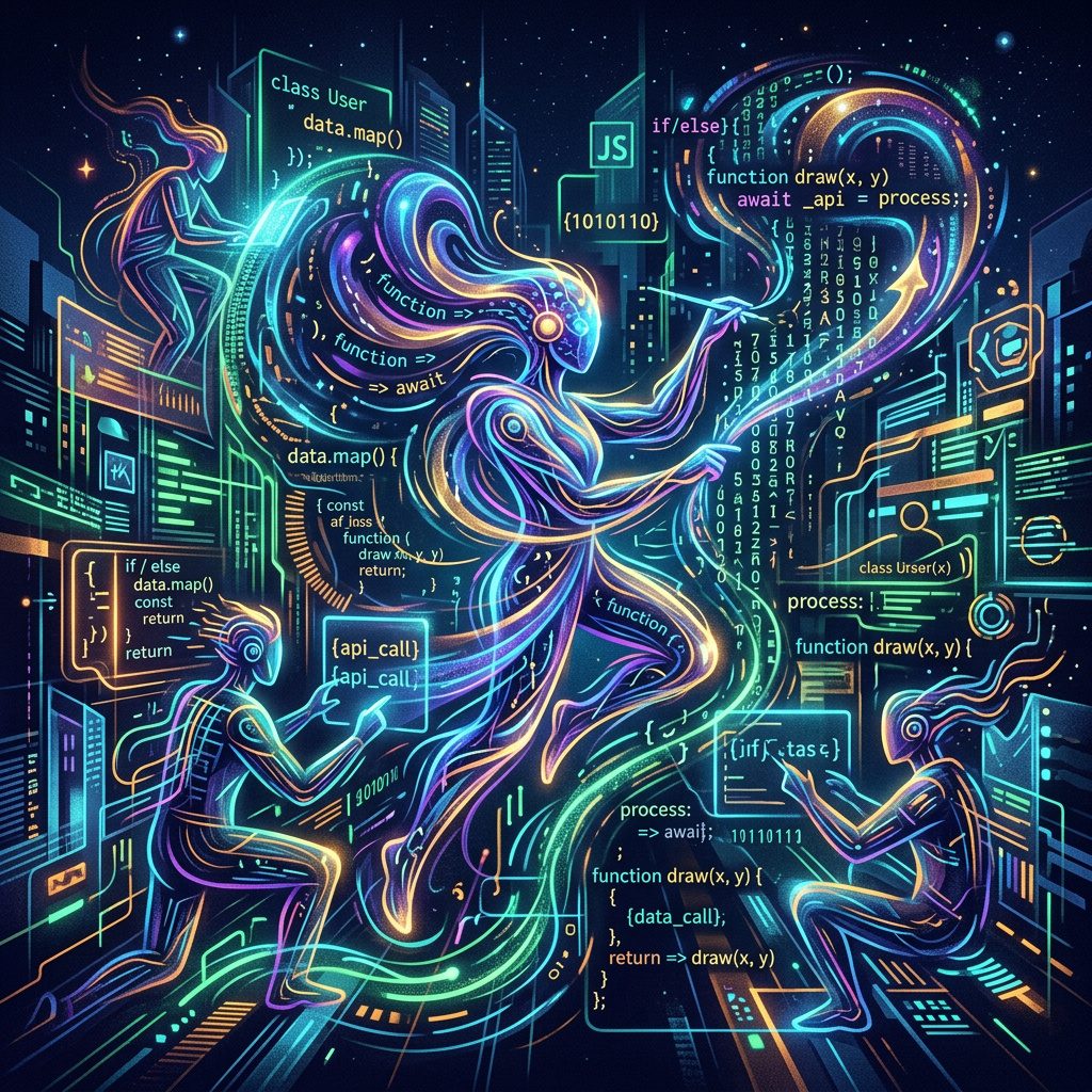 Abstract artwork representing the AetherMIND AI engine